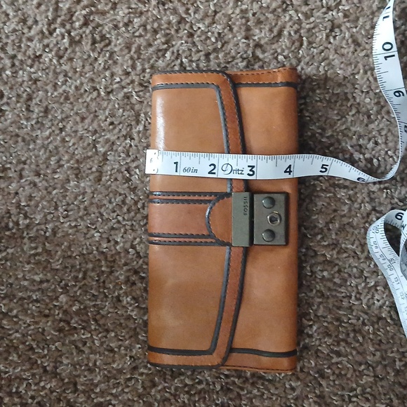 Fossil long live vintage brown leather wallet - Picture 14 of 16